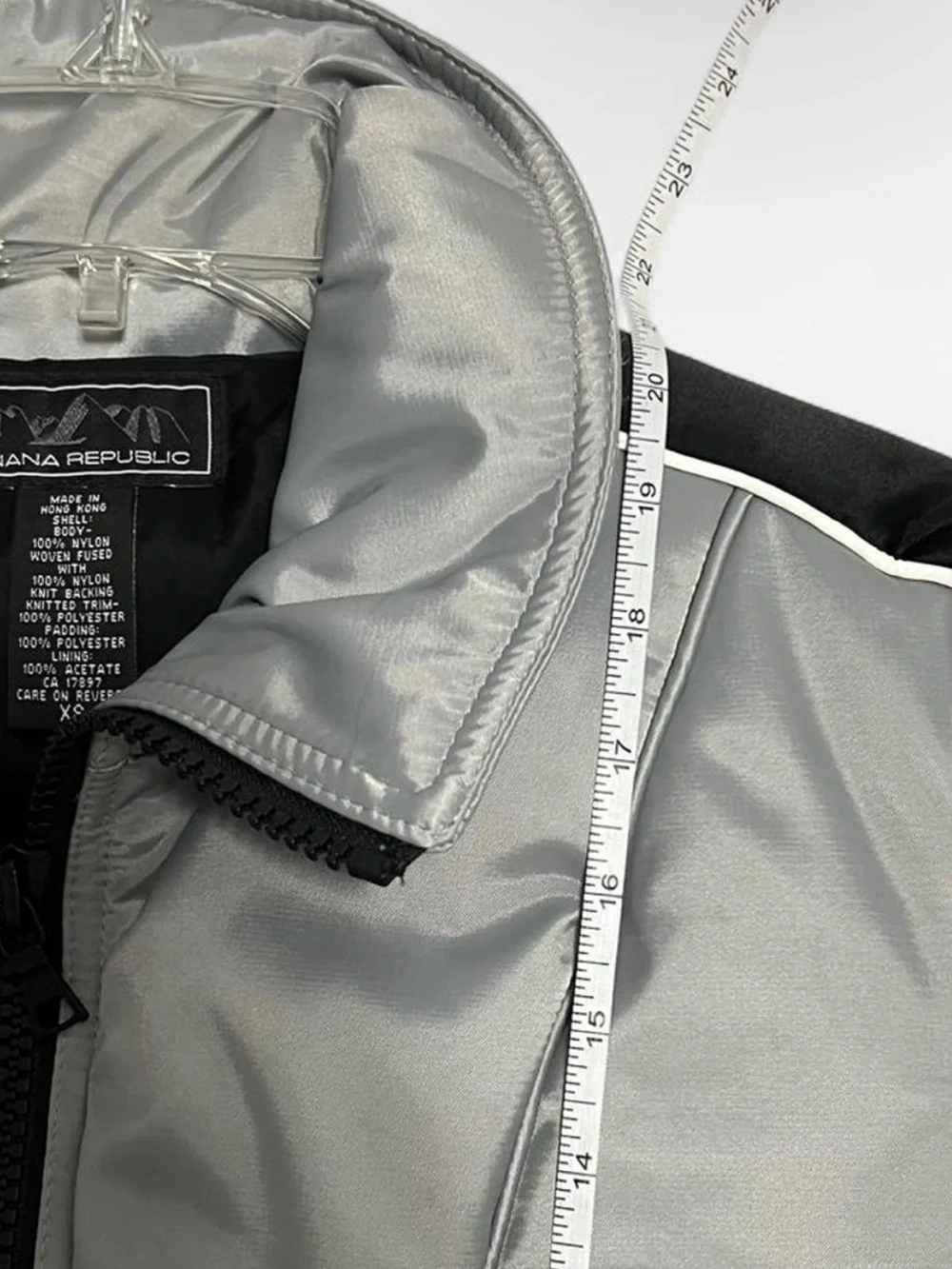 Sporty Silver Ski Jacket